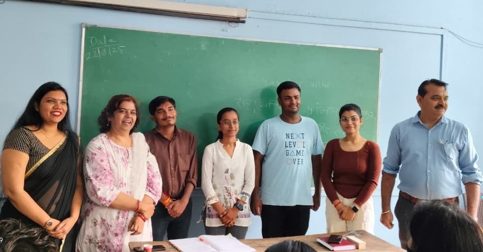 महंत लक्ष्मी नारायण दास महाविद्यालय पत्रकारिता विभाग में छात्र परिषद का गठन,  तुषार शर्मा बने सचिव