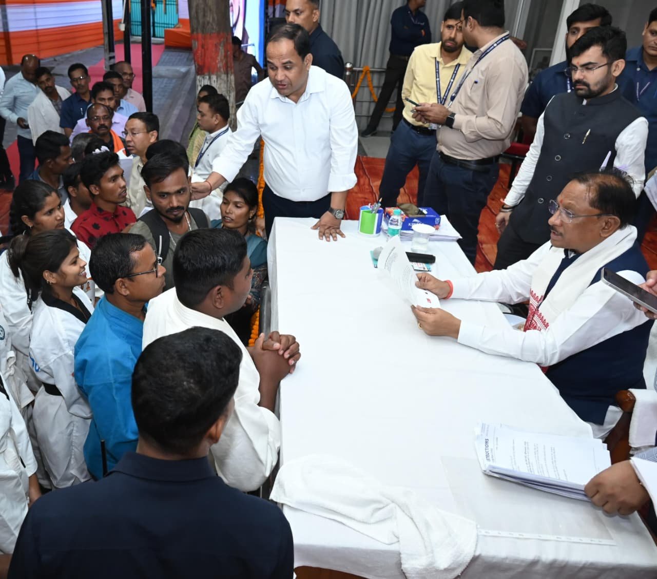 मुख्यमंत्री साय ने खिलाड़ियों को हरसंभव सहयोग का भरोसा दिया