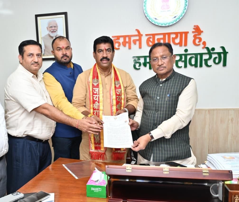 एग्री-स्टेक पंजीयन की समय सीमा बढ़ाने की मांग, सीएम साय से मिले किसान मोर्चा प्रदेश अध्यक्ष