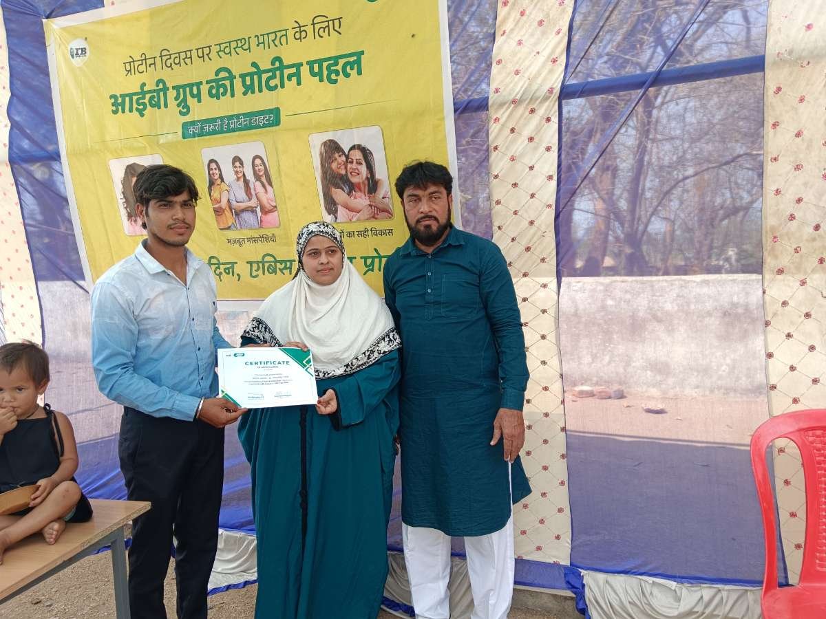 IB Protein Day पर अमरीन गिगानी ने दिलाया प्रोटीन जागरूकता का संकल्प