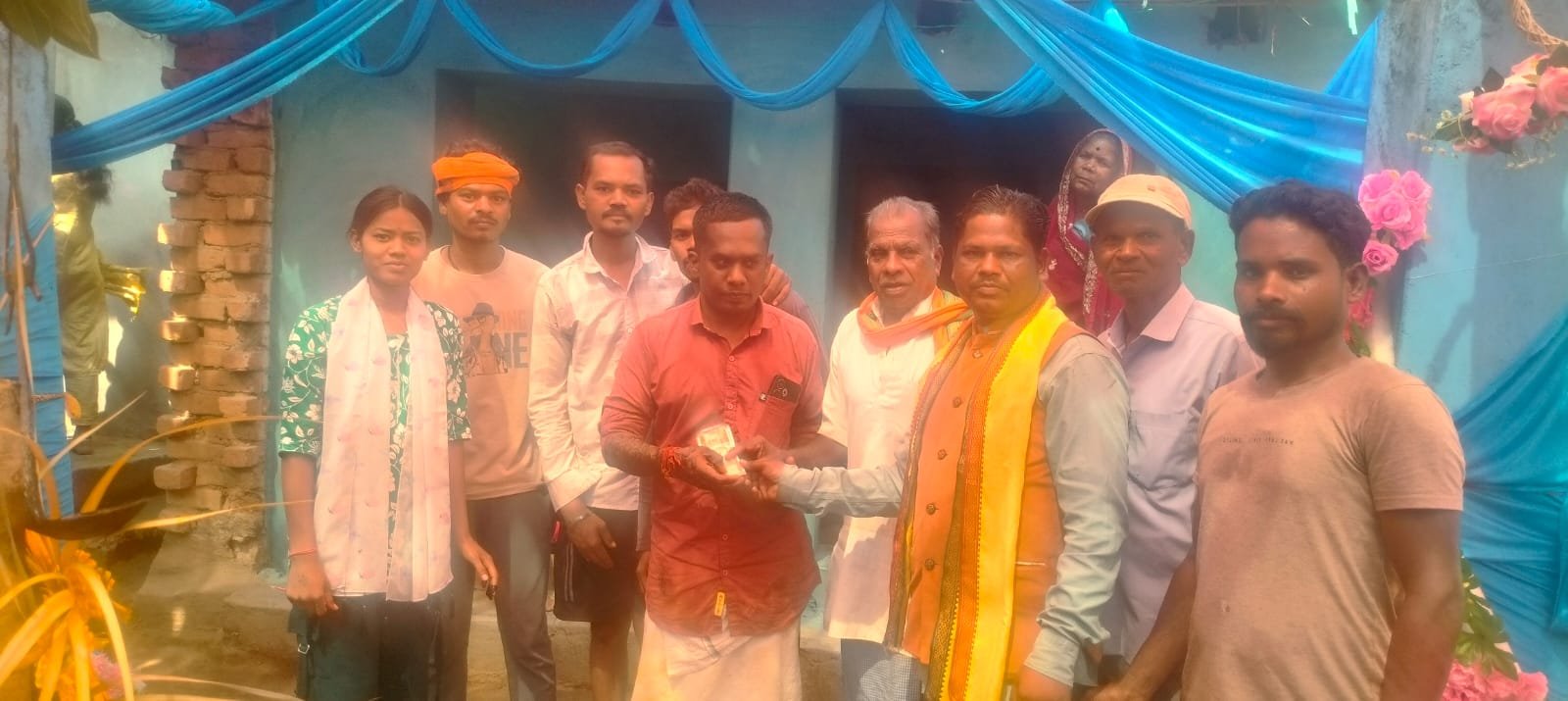 ग्राम घटौद में धूमधाम से संपन्न हुआ वैवाहिक समारोह, सरपंच दिनेश नेताम की की रही उपस्थिति