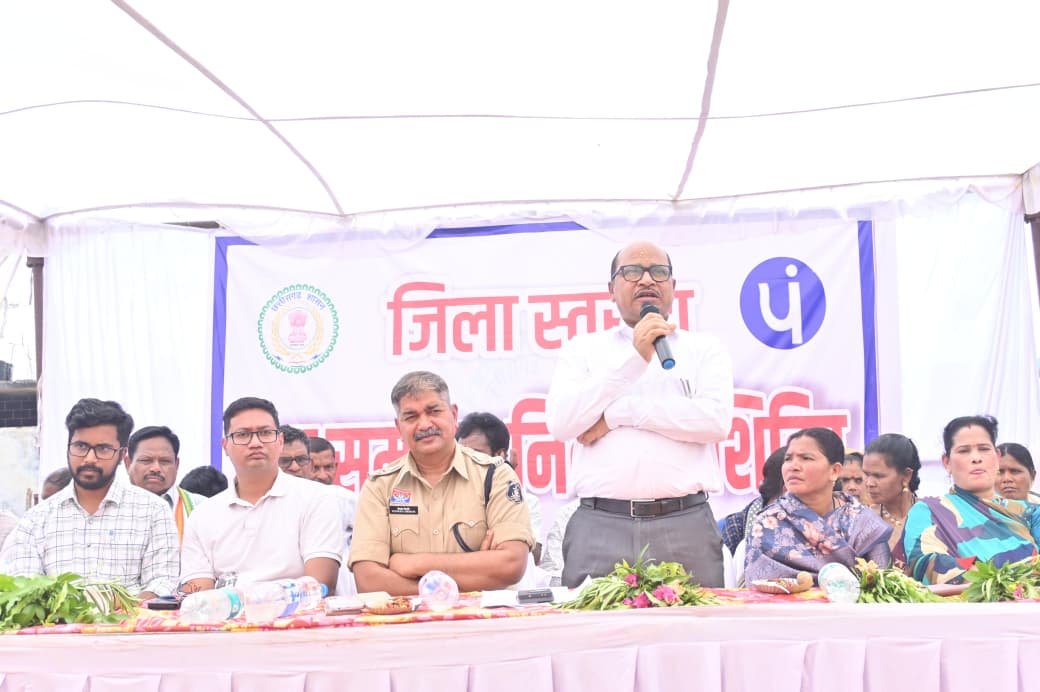 गरियाबंद के साहेबिनकछार में लगा जनसमस्या निवारण शिविर, 65 मामलों का त्वरित समाधान