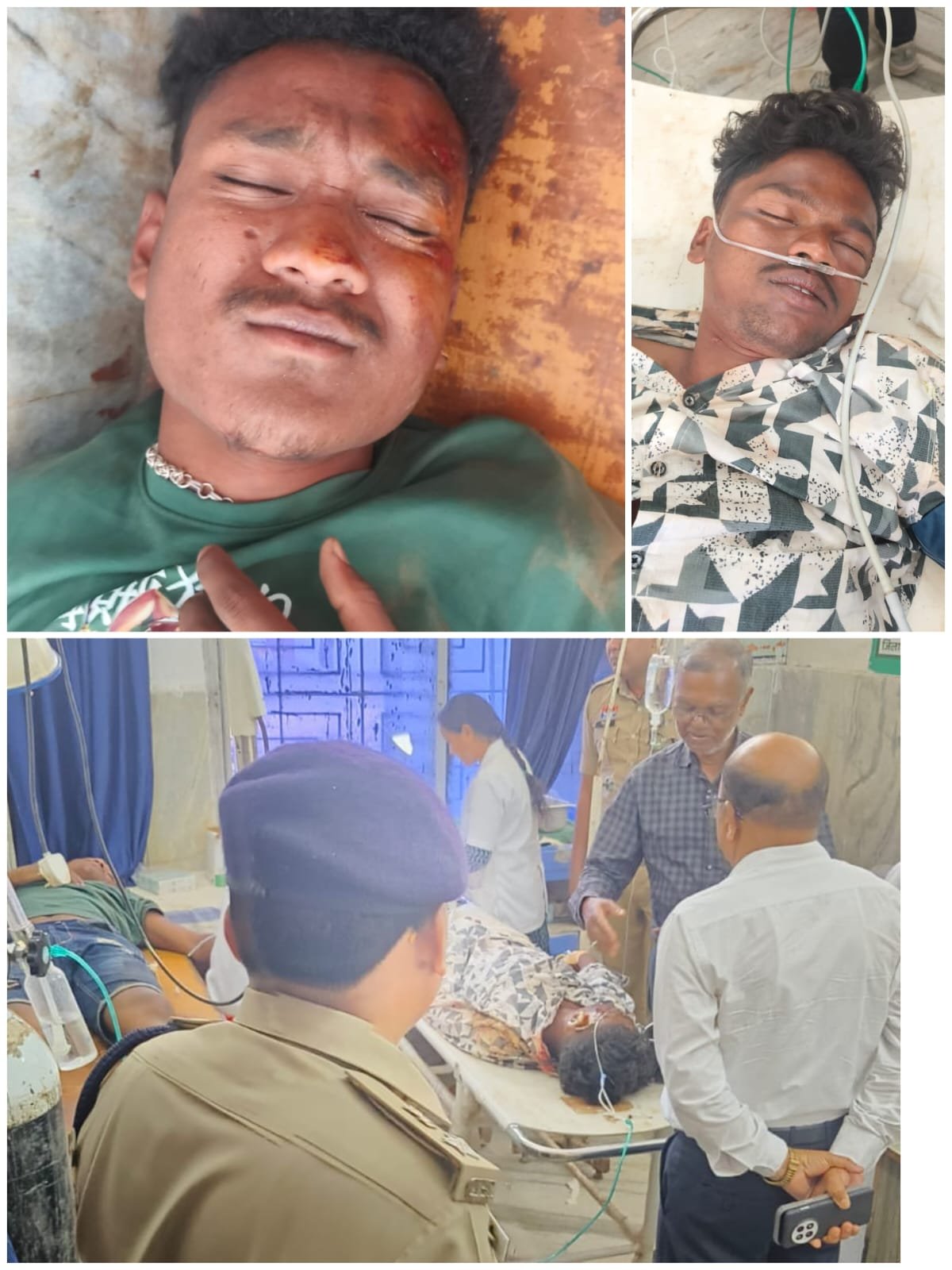 सड़क पर तड़प रहे थे घायल, कलेक्टर-एसपी ने खुद रोकी गाड़ी; गोल्डन आवर में पहुंचाया अस्पताल