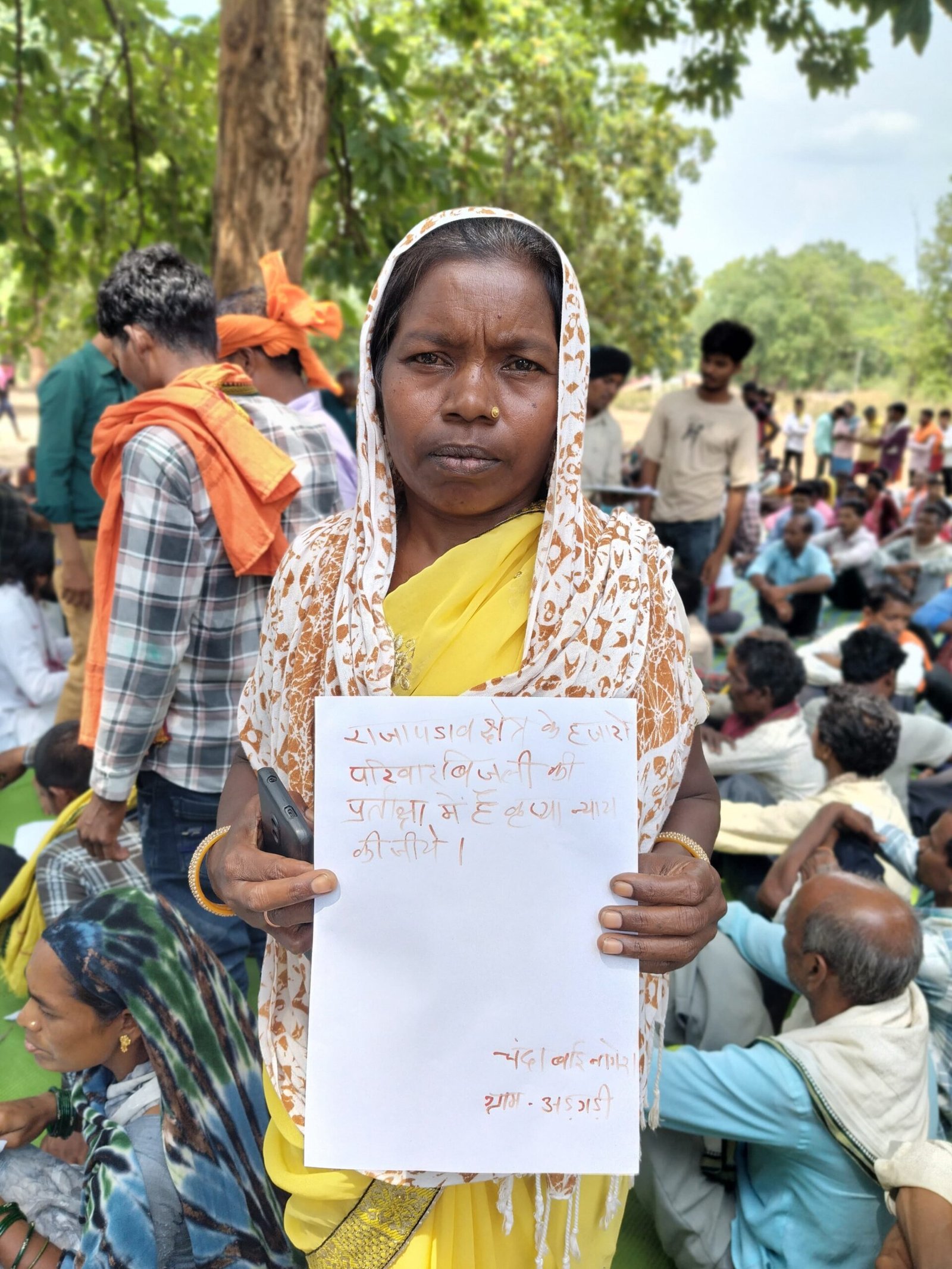 राजापड़ाव के आदिवासियों की दिल दहला देने वाली गुहार: खून से लिखी चिट्ठी प्रधानमंत्री मोदी जी को