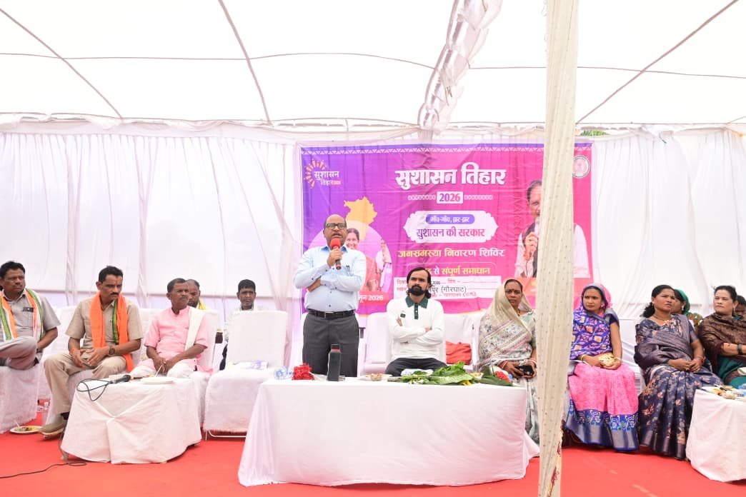 गौरघाट में सुशासन तिहार शिविर: 400+ आवेदन निपटाए, कई हितग्राही मौके पर लाभान्वित